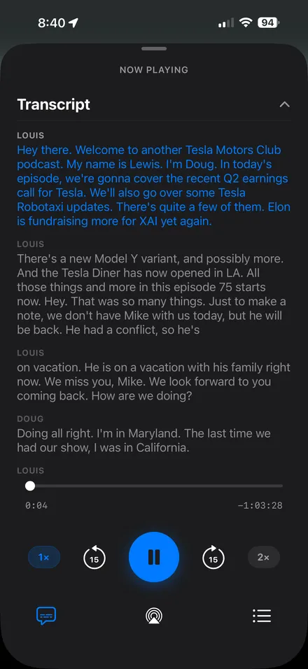 Podcast transcript